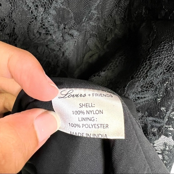 Lovers and Friends Cass Dress in Night Black Lace Size Small - Picture 7 of 11